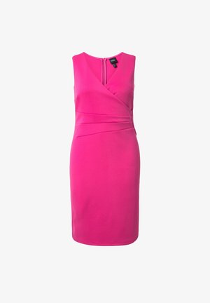 Ulla Popken, SLEEVELESS - Etuikleid - fuchsia pink