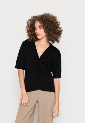 VIRIL SHORT CARDIGAN - Kardigan - black