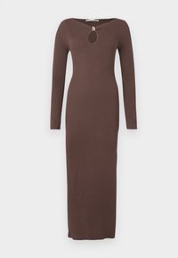 PARTY FLARE MINI - Robe en jersey - brown