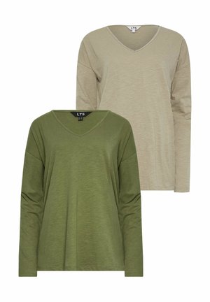 2 PACK - Långärmad tröja - brown