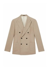Reiss REGULAR FIT - VENUS DOUBLE BREASTED  - Ülikonnapintsakud - oatmeal brown