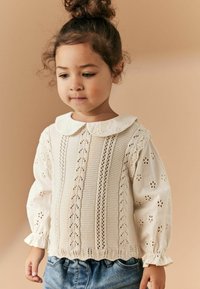 Next CABLE STITCH - REGULAR FIT - Neule - ecru marl