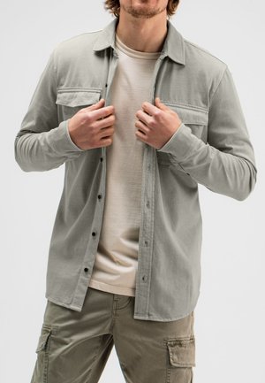 Butcher of Blue Shirt - slate grey