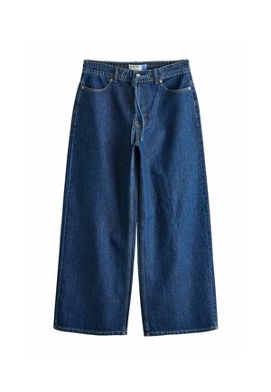 Next, TALL FIT - WIDE LEG DRAWSTING JEANS - Avar lõikega teksad - dark blue