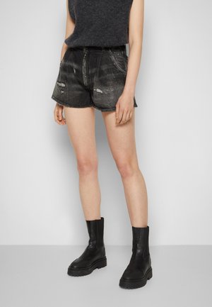 Jeansshort - black