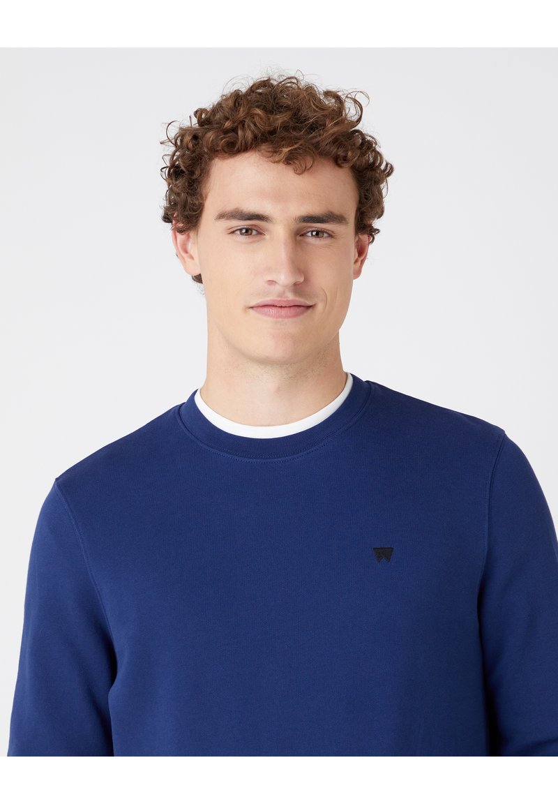 Herren Strickjacken | Wrangler Strickpullover medieval blue/blau - PK88471 Herren Strickjacken | Wrangler Strickpullover medieval blue/blau - PK88471