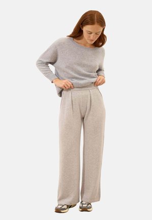 WIDE - Wide leg - light heather grey