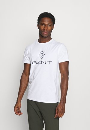 LOCK UP - Print T-shirt - white