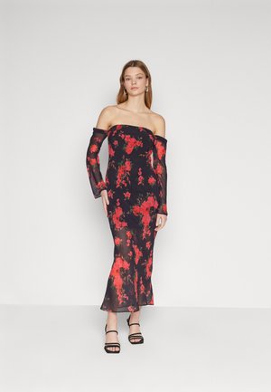 Vapaa-ajan mekko - black/red