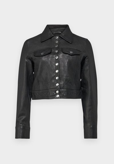 The Kooples BLOUSON CUIR - Leren jas - black