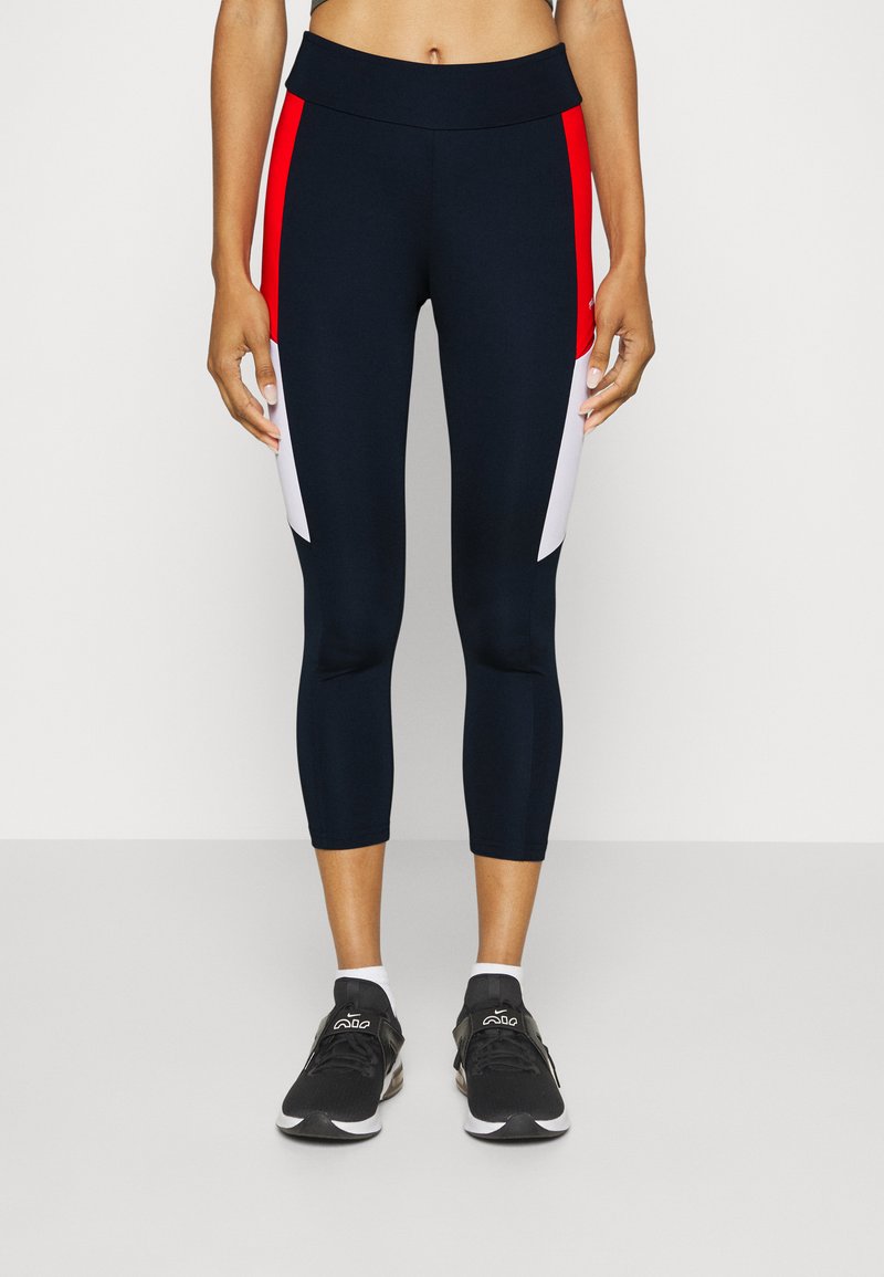 Fila LEGGINGS ELLIE Leggings peacoat blue/red/white/dark blue