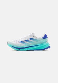 SUPERNOVA RISE - Road running shoes - footwear white/lucid blue/flash aqua