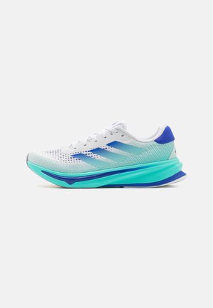 SUPERNOVA RISE - Road running shoes - footwear white/lucid blue/flash aqua