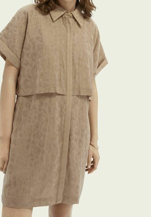 Shirt dress - beige