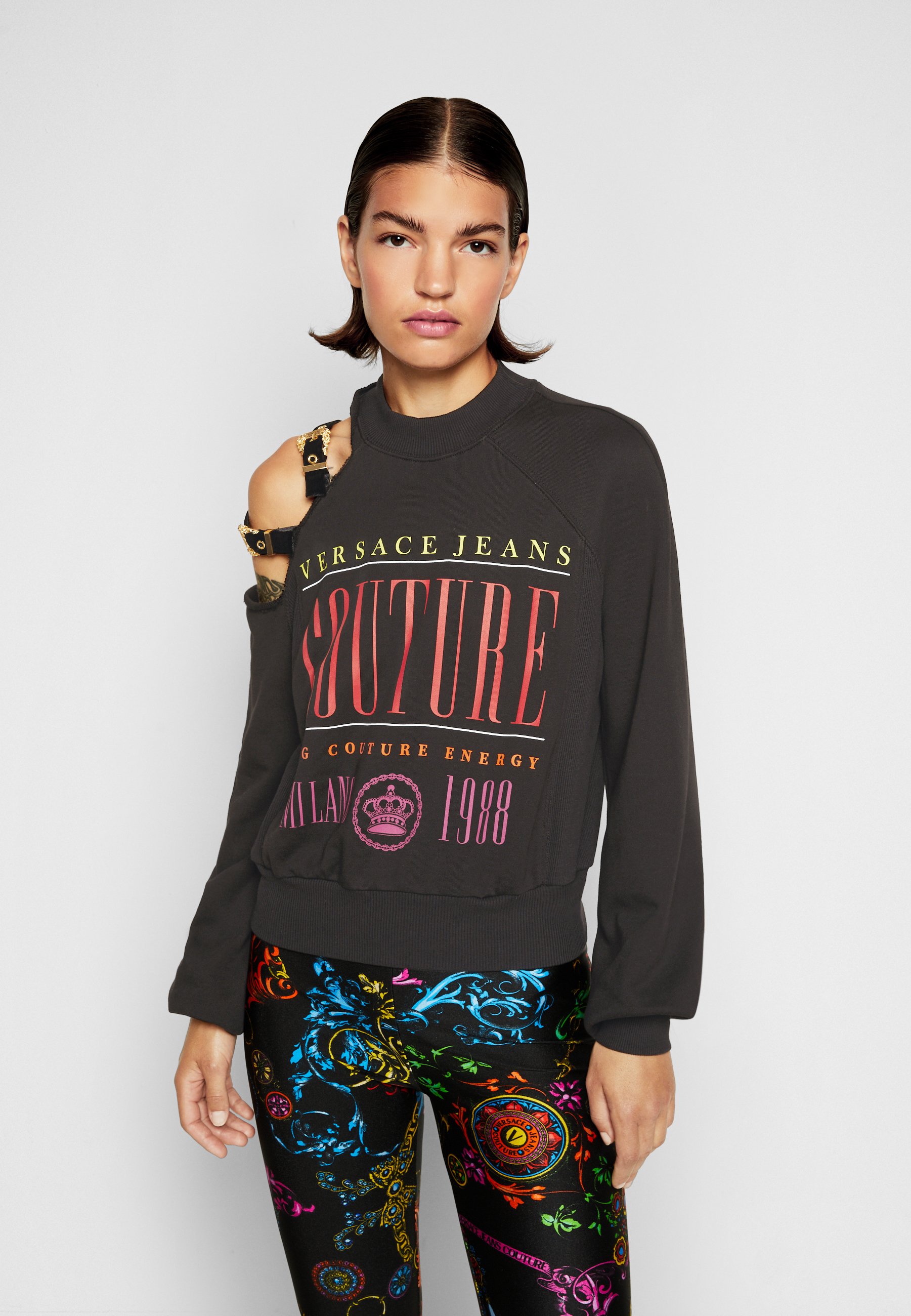 Versace Jeans Couture Felpa - black/nero - Zalando.it
