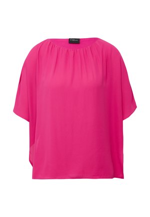 s.Oliver BLACK LABEL LOOSE FIT MIT FUTTER - Basic T-shirt - pink