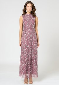 BEAUUT EMBELLISHED SEQUINS - Společenské šaty - mauve