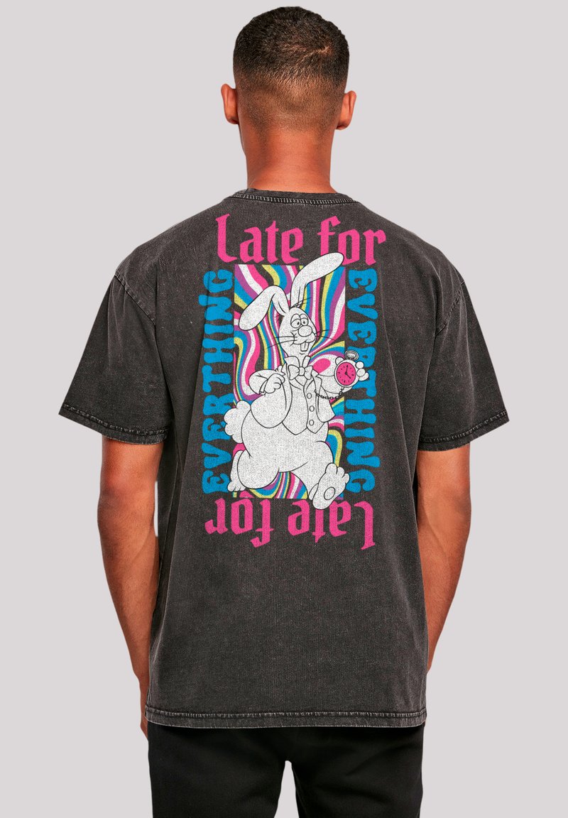 F4NT4STIC ALICE IM WUNDERLAND - Print T-shirt - schwarz