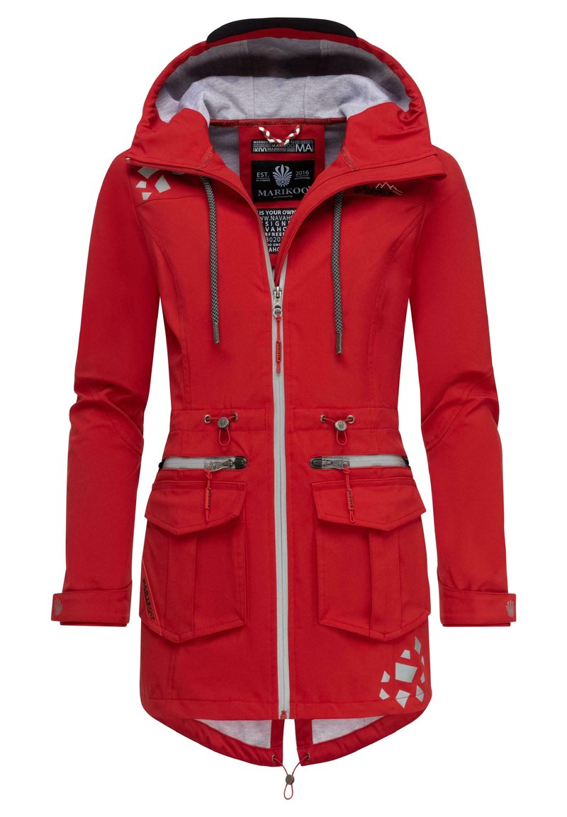 Marikoo - ULISSAA - Regenjacke / wasserabweisende Jacke - light red, Vergrößern