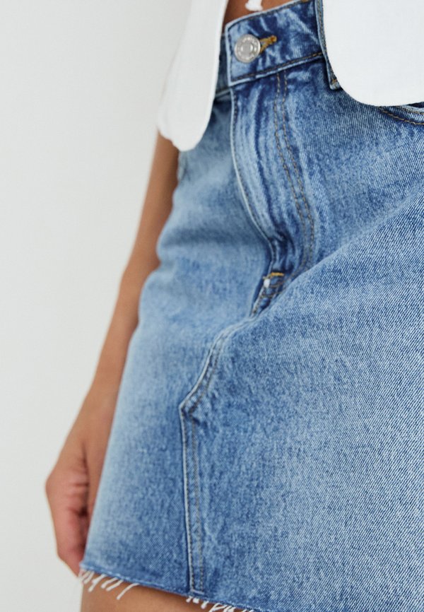 SHORT SKIRT - Denim skirt4