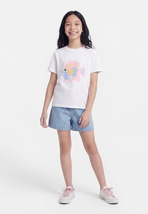 Stella McCartney Kids Μπλουζάκι με στάμπα - white