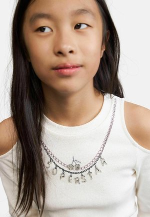 Desigual, CHAIN SHOULDER T-SHIRT - Langarmshirt - white