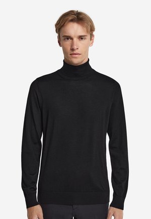 Falconeri, ULTRAFINE TURTLENECK - Striktrøje - Black