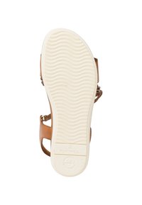 Tamaris Pure Relax Platform sandals - cognac comb