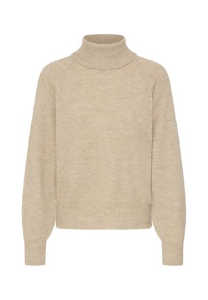 b.young, BYMONNA ROLLNECK - Strickpullover - humus melange