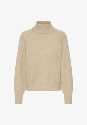 b.young, BYMONNA ROLLNECK - Strickpullover - humus melange