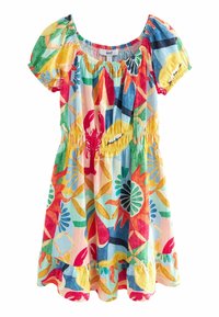 Next BARDOT PUFF SLEEVE SUMMER REGULAR FIT - Robe de jour - lobster ...