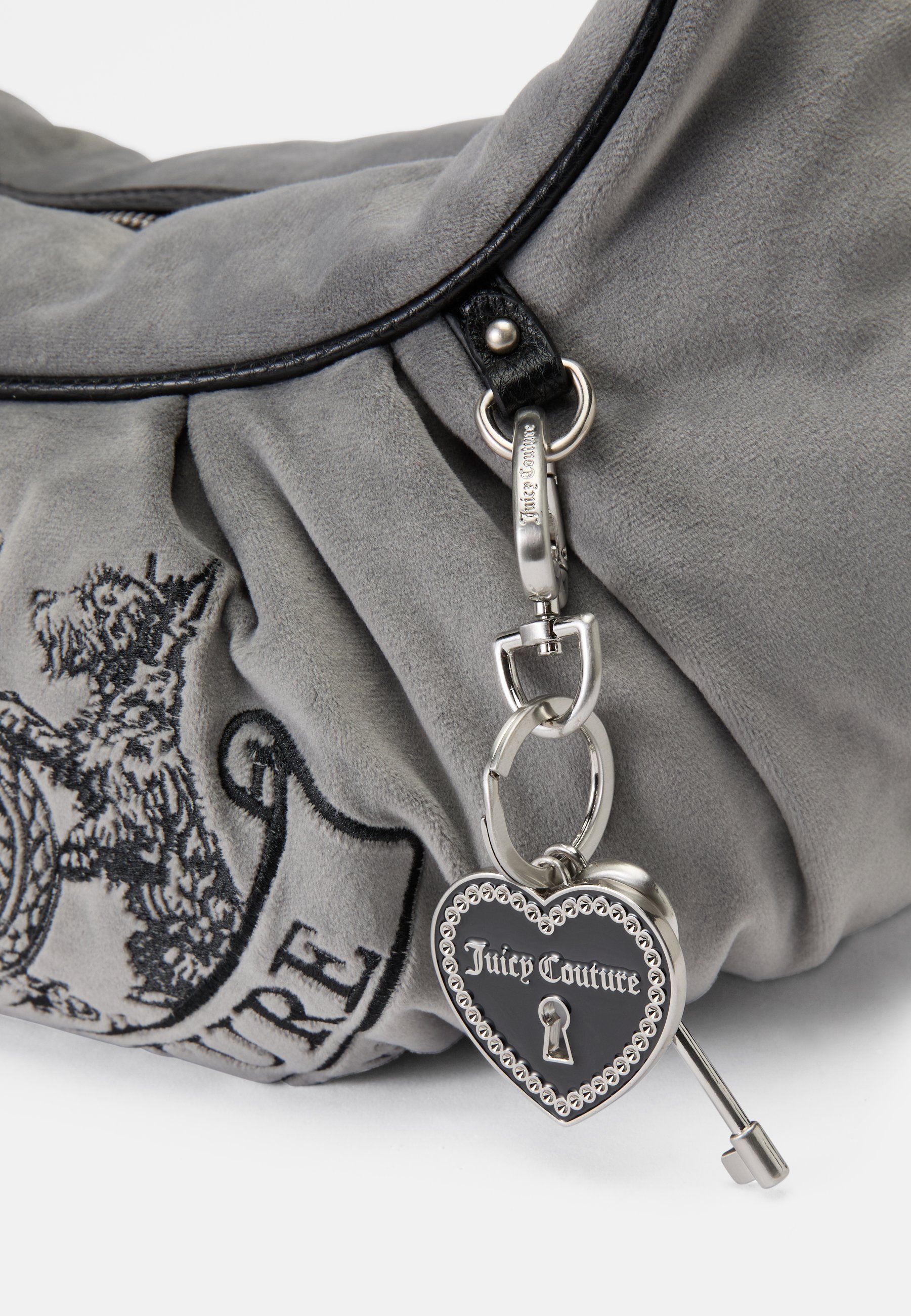 JUICY COUTURE グレーハンドバッグ Juicy Couture MEDIUM HOBO - Handbag - gray/grey - Zalando