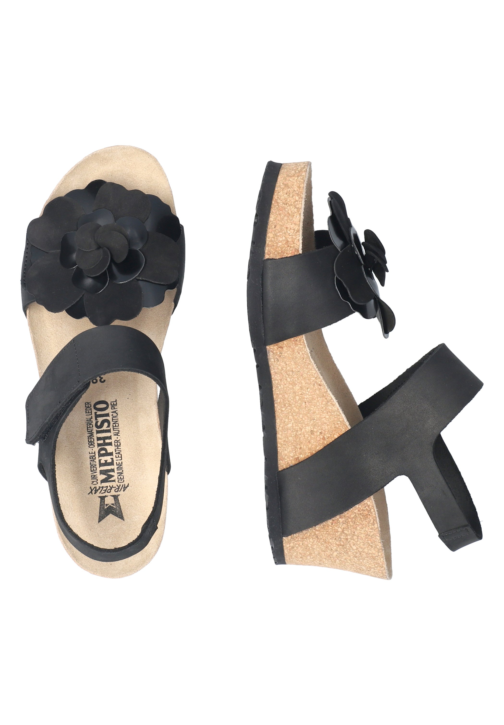 Mephisto Sandalias con plataforma - schwarz/negro - Zalando.es