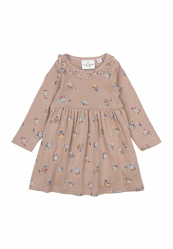 Jerseykleid - adobe rose