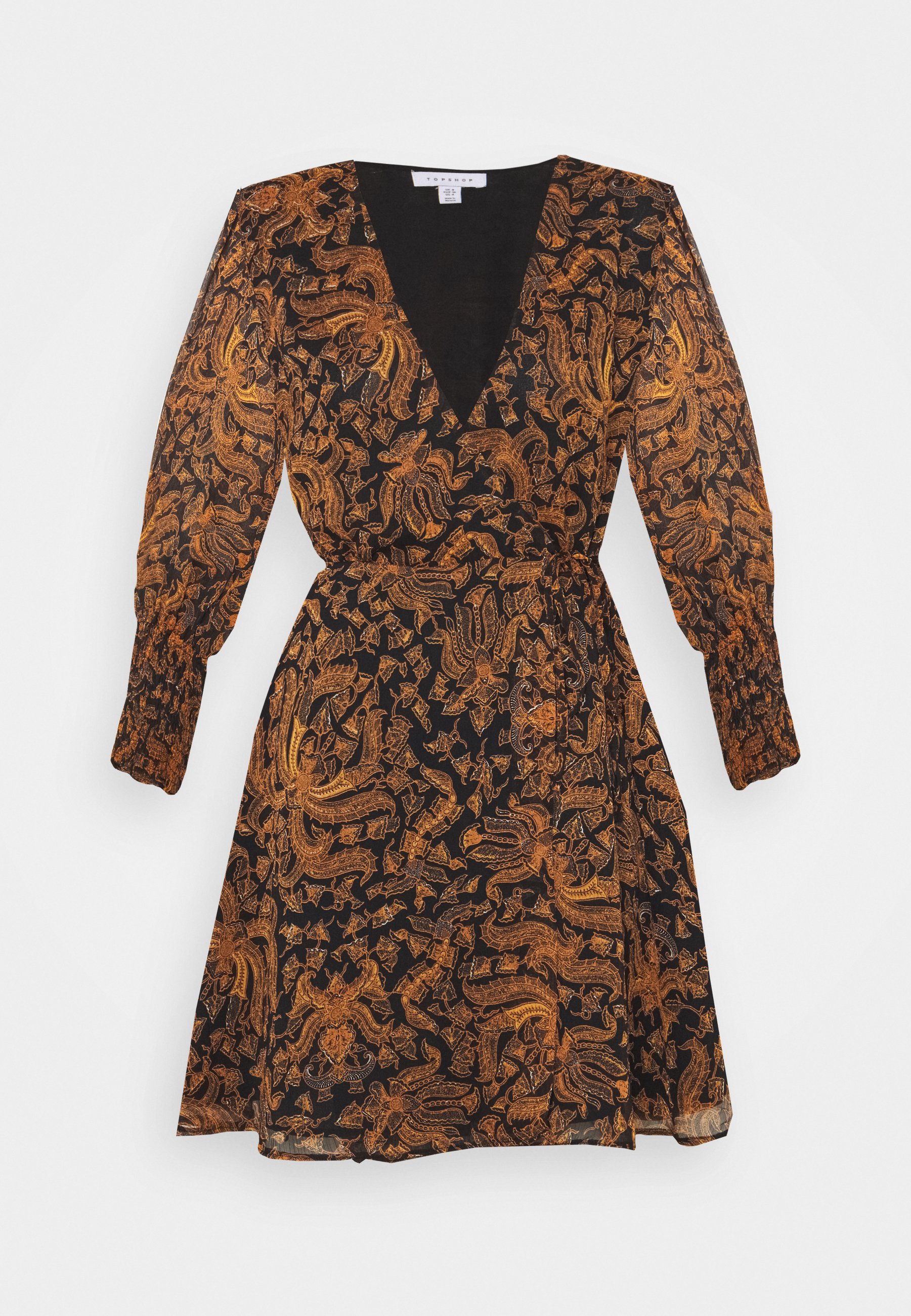 brown one piece dress