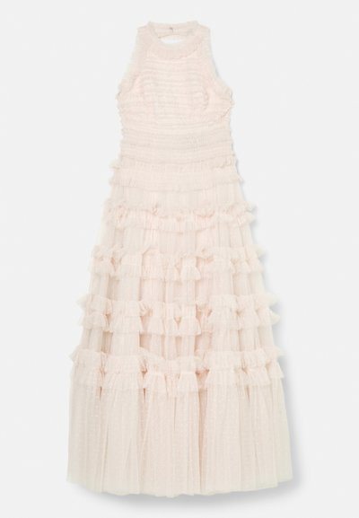 Needle & Thread LISETTE RUFFLE HALTER NECK GOWN - Vestido de fiesta - peony pink