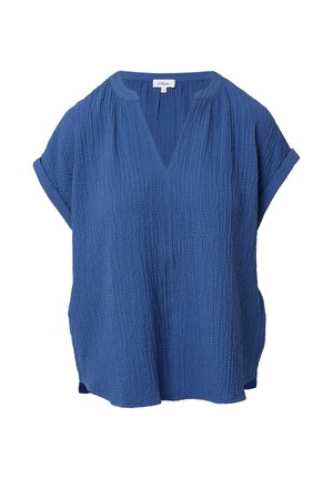 s.Oliver STRUKTURIERTE - Blouse - royalblau