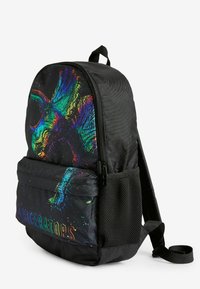 Next SCHOOL BACKPACK - Školská taška - black fluro dino splat