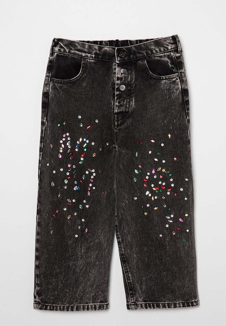 MM6 Maison Margiela Relaxed fit jeans zwart MM6 Maison Margiela Relaxed fit jeans zwart