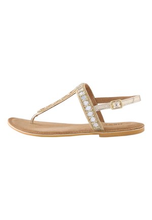 Next REGULAR FIT - FOREVER COMFORT® TOE THONG EMBELLISHED SANDALS  . - Infradito - new gold leather