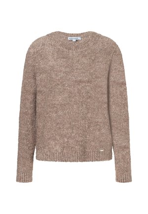STRUKTUR - Pullover - taupe melange