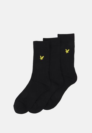 Lyle & Scott HAMILTON 3 PACK - Calze - black