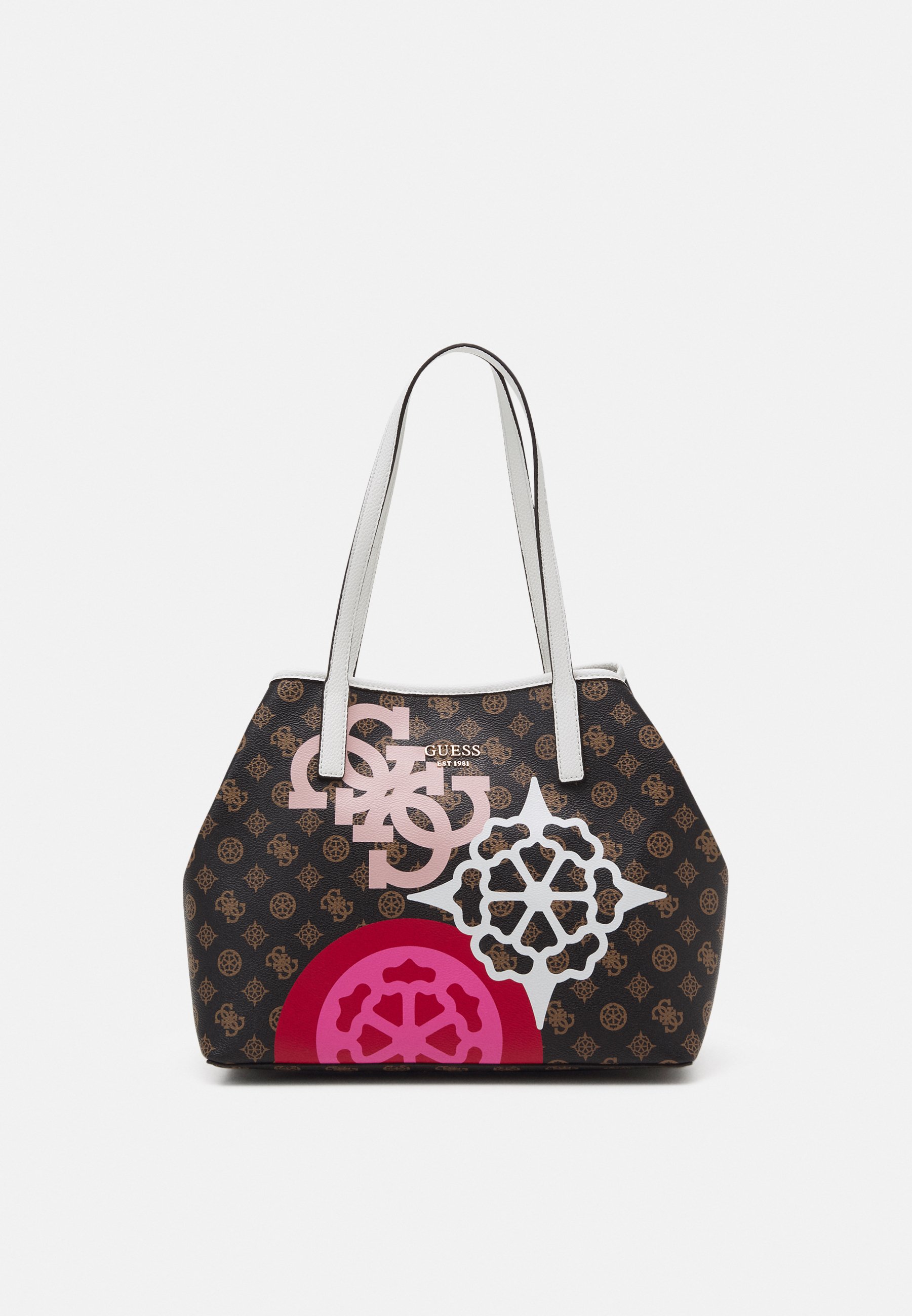 Guess VIKKY TOTE - Bolso shopping - mocha graphic/marrón - Zalando.es