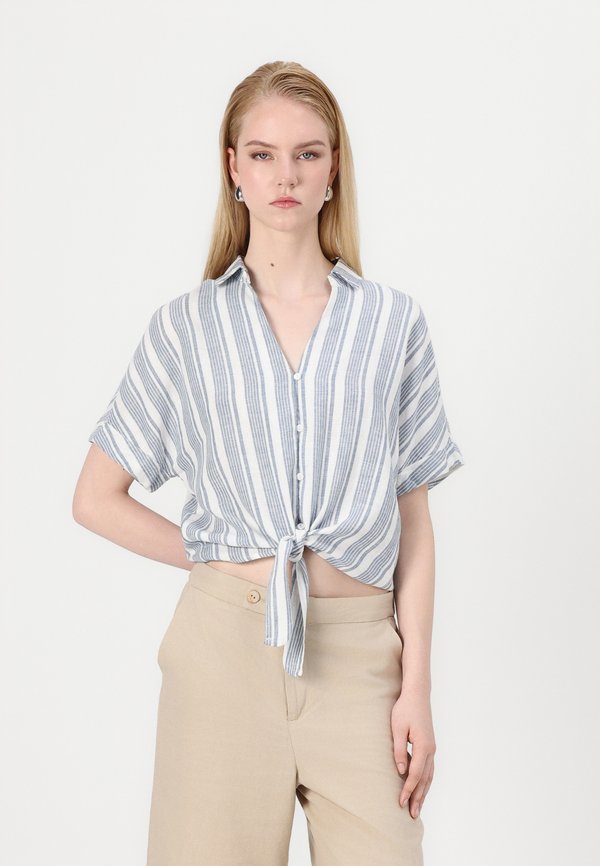 ONLCARO KNOT SHIRT  - Button-down blouse4