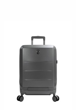 EZ FASHION ROLLEN KABINENTROLLEY MIT DEHNFALTE - Wheeled suitcase - charcoal