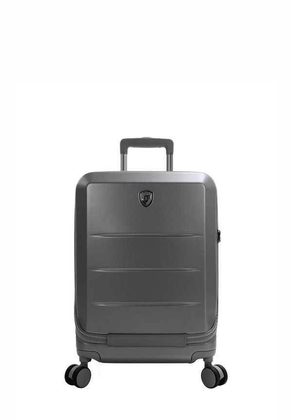 EZ FASHION ROLLEN KABINENTROLLEY MIT DEHNFALTE - Trolley - charcoal