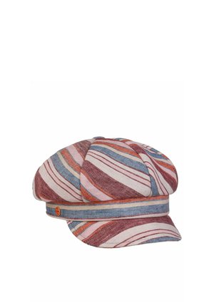 Mayser, ANJA MULTICOLOUR STRIPES BALLONMÜTZE - Beanie - bordeaux