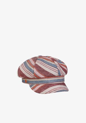 Mayser, ANJA MULTICOLOUR STRIPES BALLONMÜTZE - Beanie - bordeaux
