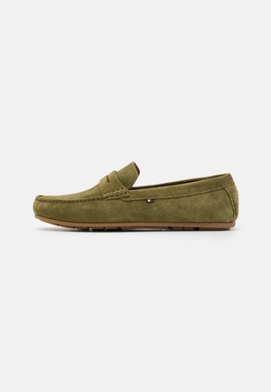 Tommy Hilfiger CASUAL DRIVER - Mocassins - mash green