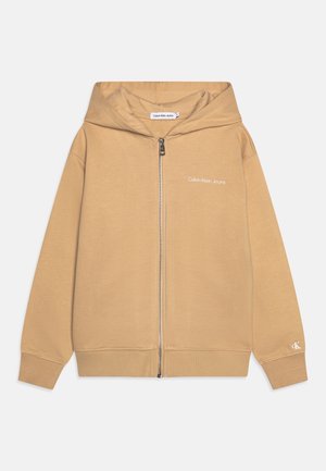 Sweat zippé - beige